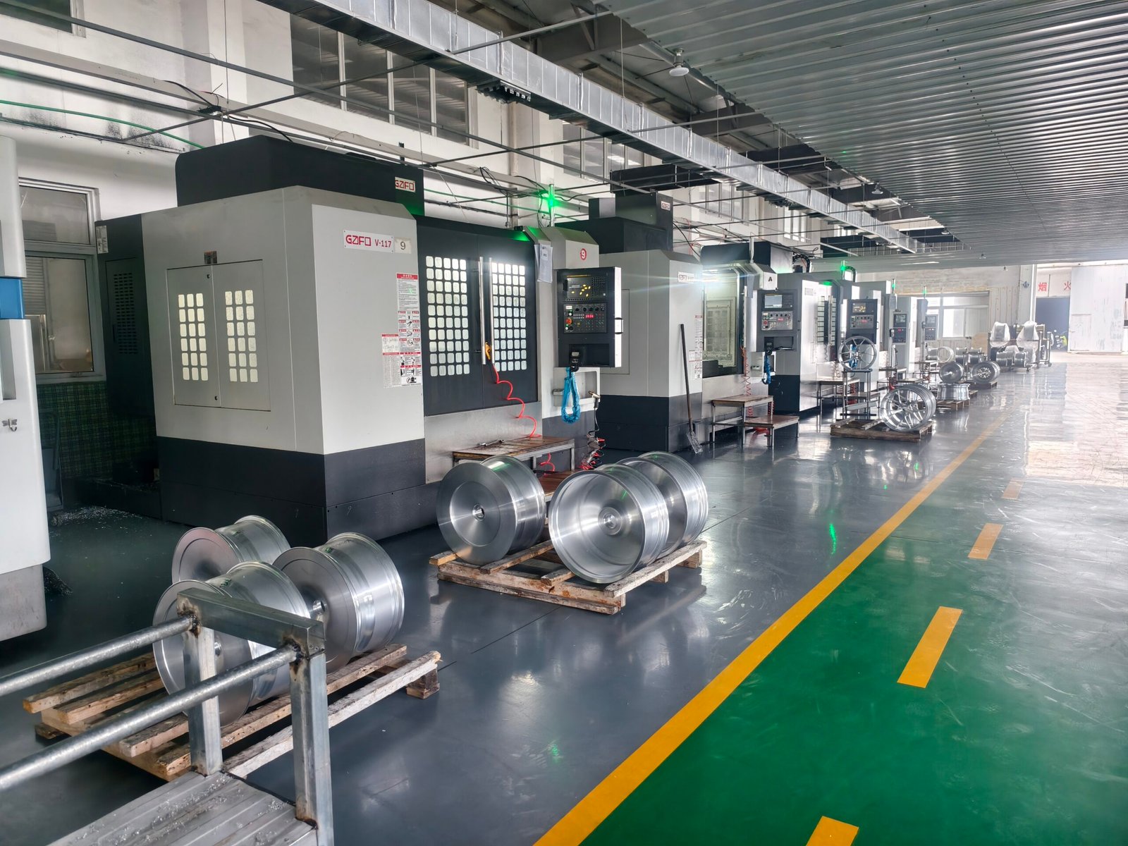 Overview of the forged wheel production facility