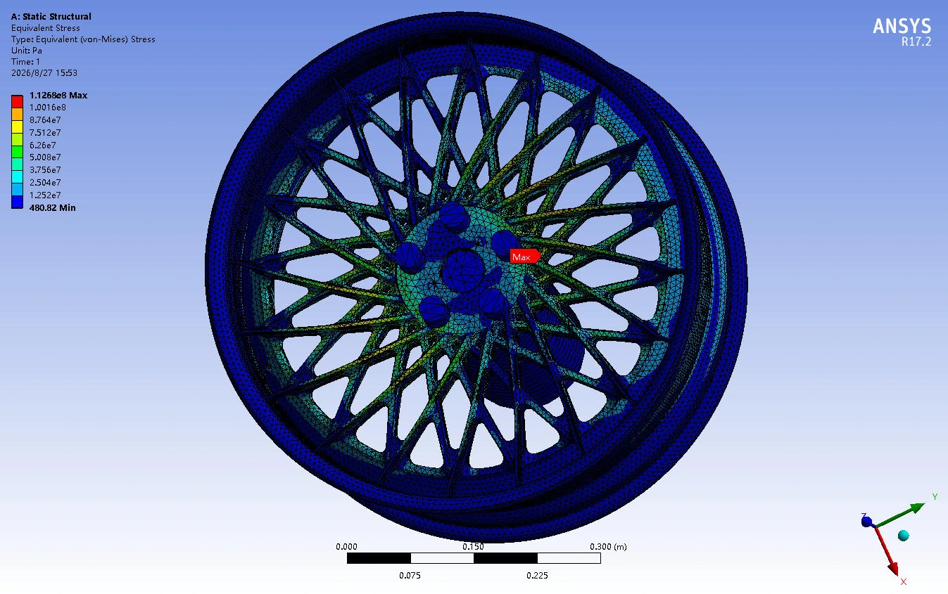 Custom forged CAD and 3D rendering example 3
